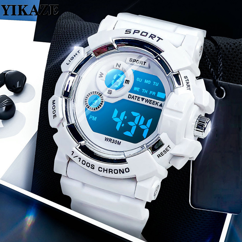 Smartwatch Digital Watches For Kid Girl - YIKAZE Çocuklar Saatler Moda Aydınlık Su