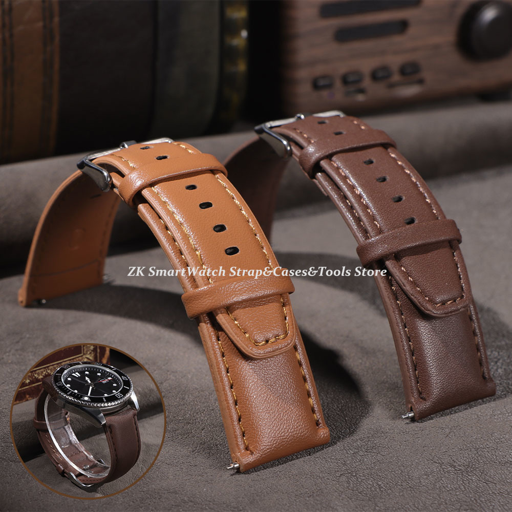 Smartwatch Vintage Watches For Women - Deri saat kayışı 22mm Omega için