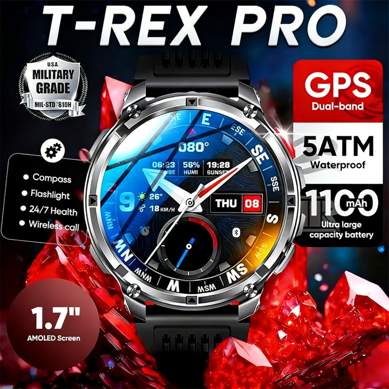 Smartwatch Watches Wallpaper - Açık havada askeri akıllı saatler itme