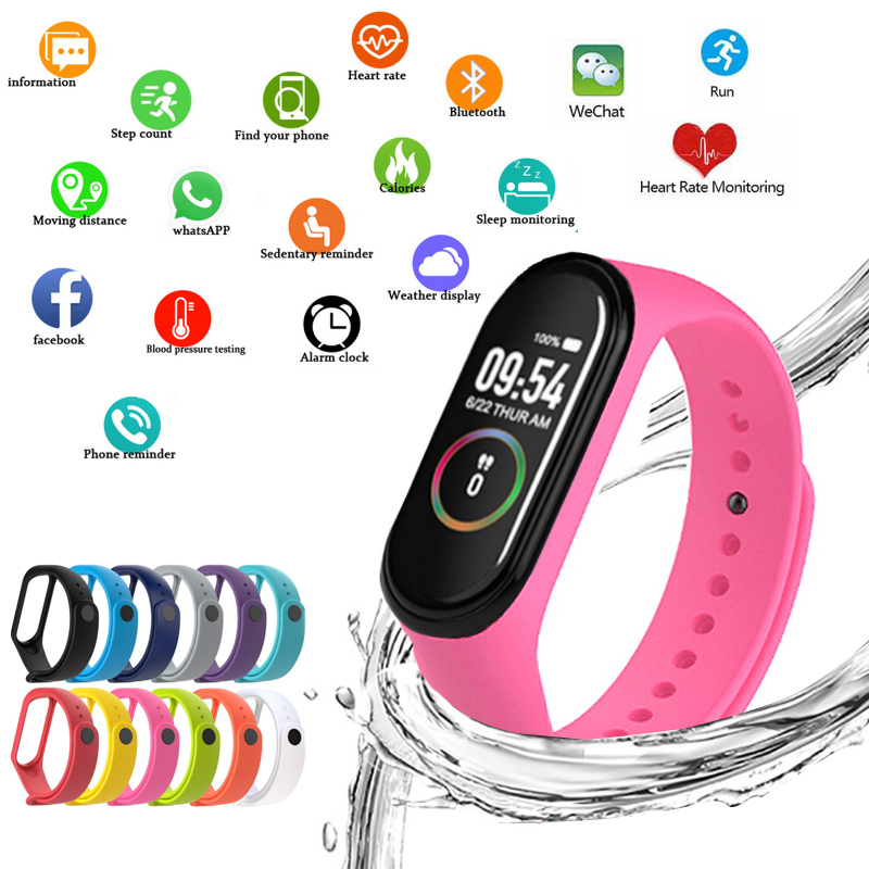 Smartwatch Watches For Women Brands - M4 akıllı saatler spor bilekliği kadınlar