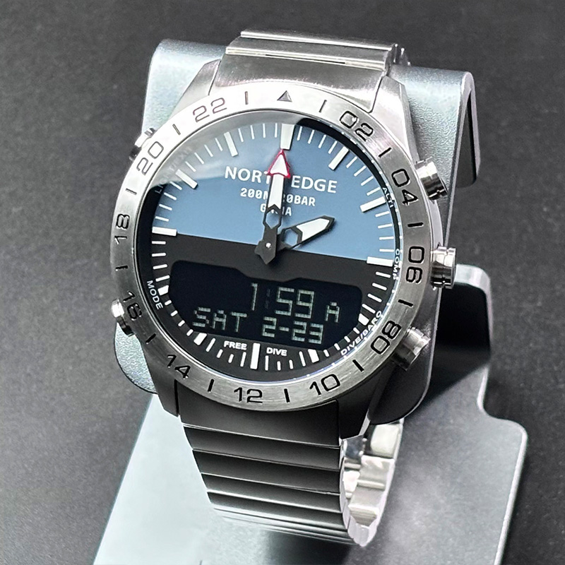 Smartwatch Army Watches For Men - NORTH EDGE Erkek Dalış Saati Askeri