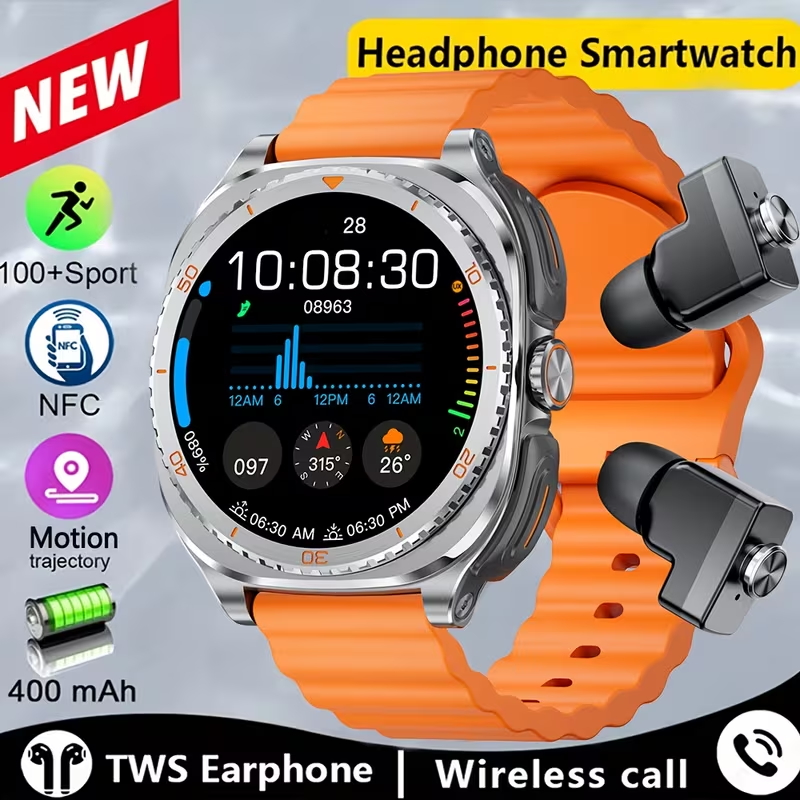 Smartwatch Noise Watches For Men - 2'si 1 Arada TWS Kulaklıklı Akıllı