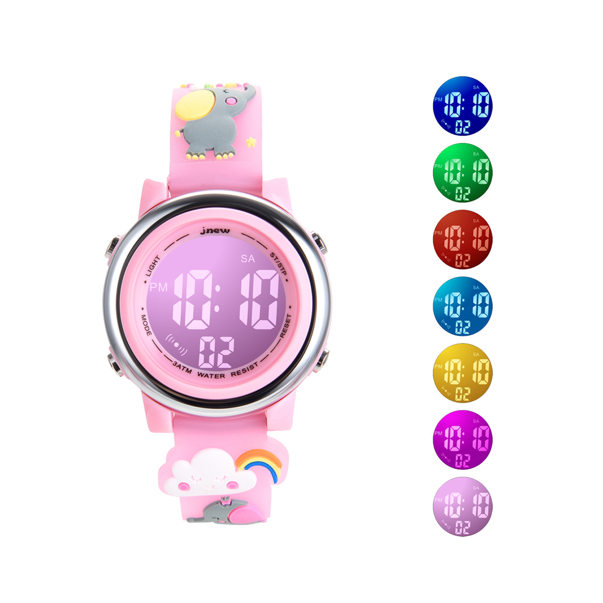 Smartwatch Digital Watches For Kid Girl - UTHAI H120 çocuk Karikatür spor saat
