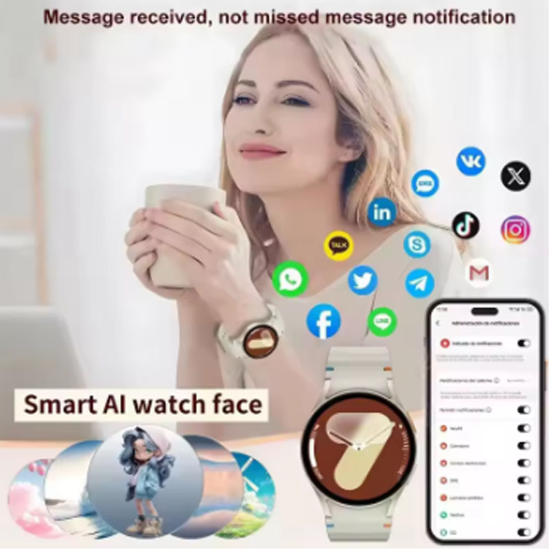 Watch S Realme - SmartWatch Erkekler Kadınlar HD AMOLED Sesli