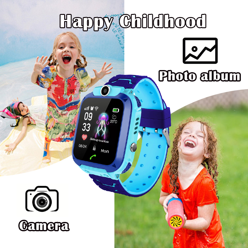 Smartwatch Watches Gift For Boys With Gps - Q12B Çocuklar için Akıllı Saat, SOS