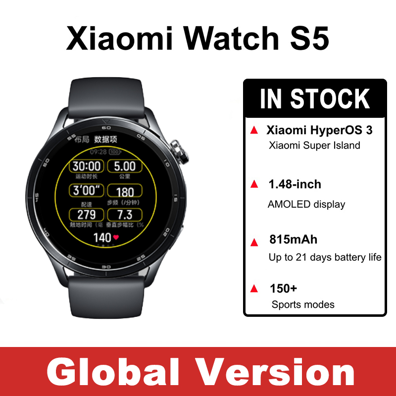 Timex Watches Smartwatch - Küresel Sürüm Xiaomi Watch S5 Xiaomi