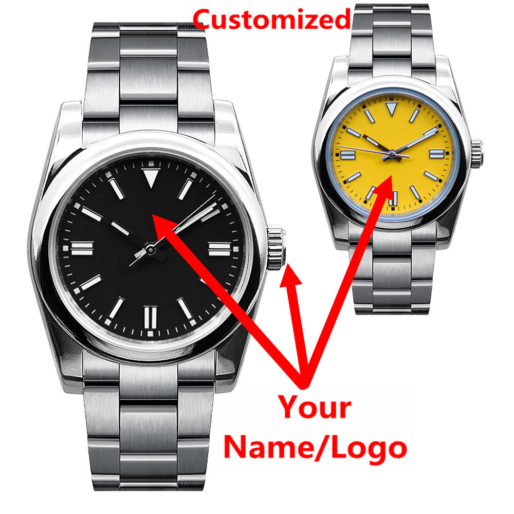 Waterproof Diving Watch - Özel Logo Erkek Saati Safir Lüks