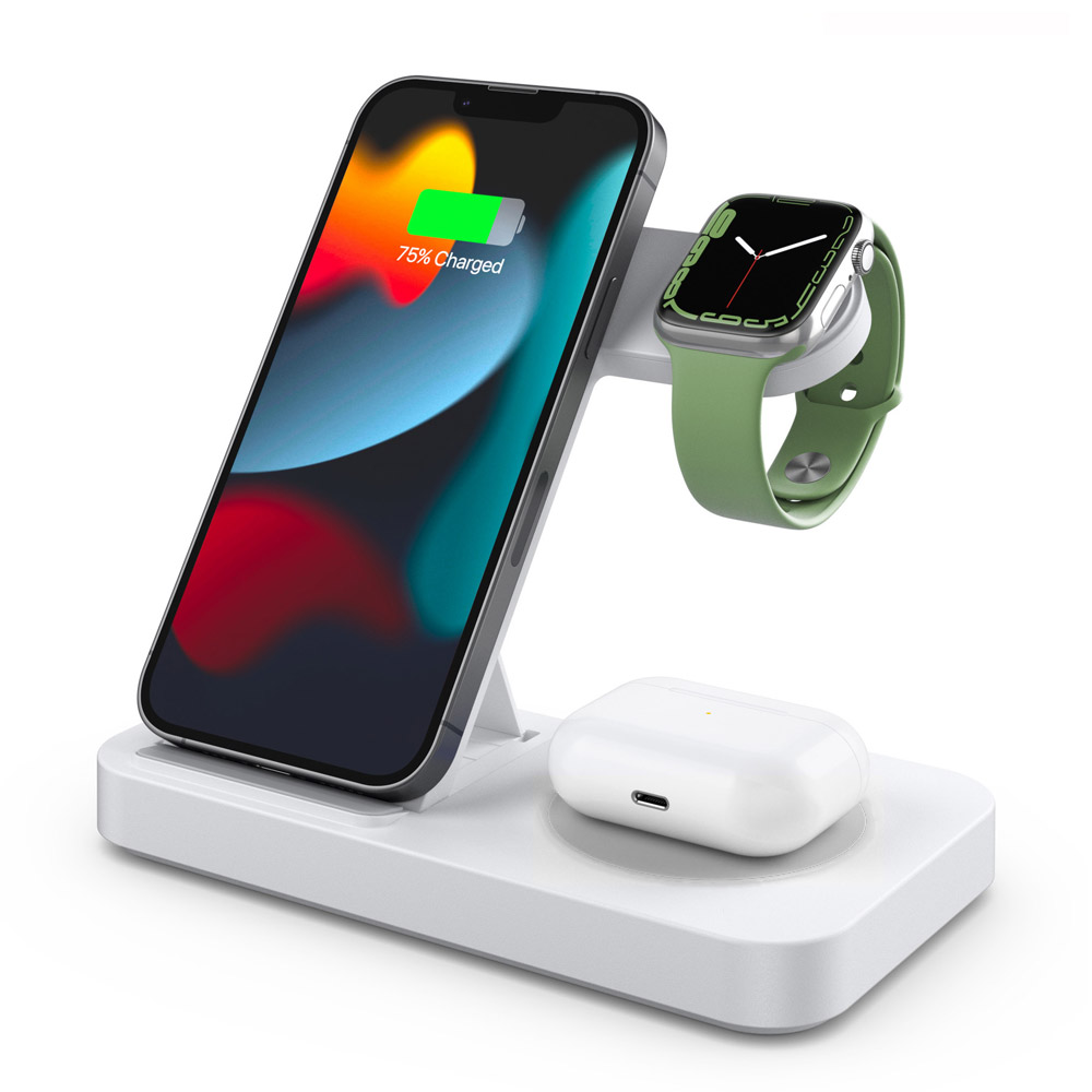 Iwatch Smartwatch - Seyahat 4'ü 1 arada Kablosuz Şarj