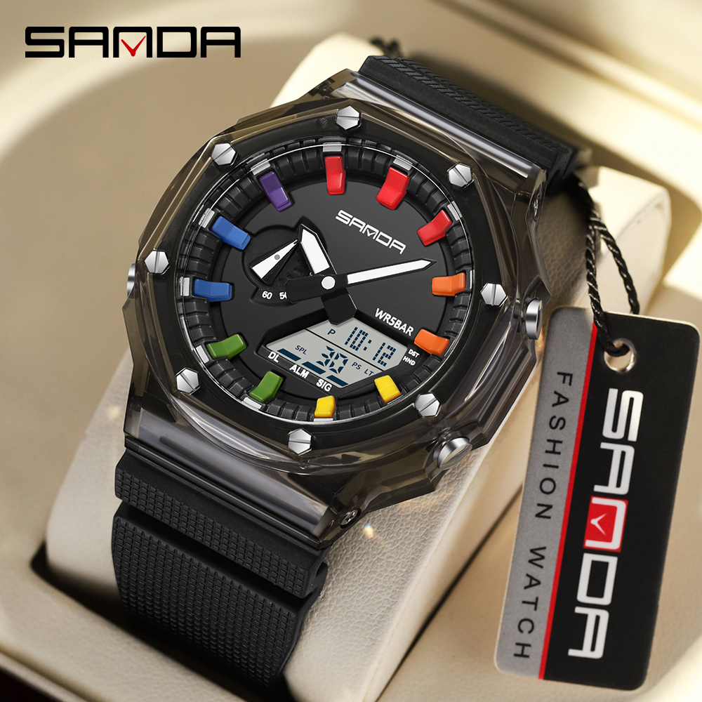 Smartwatch Army Watches For Men - SANDA 3341Digital LED İzle Erkekler Askeri