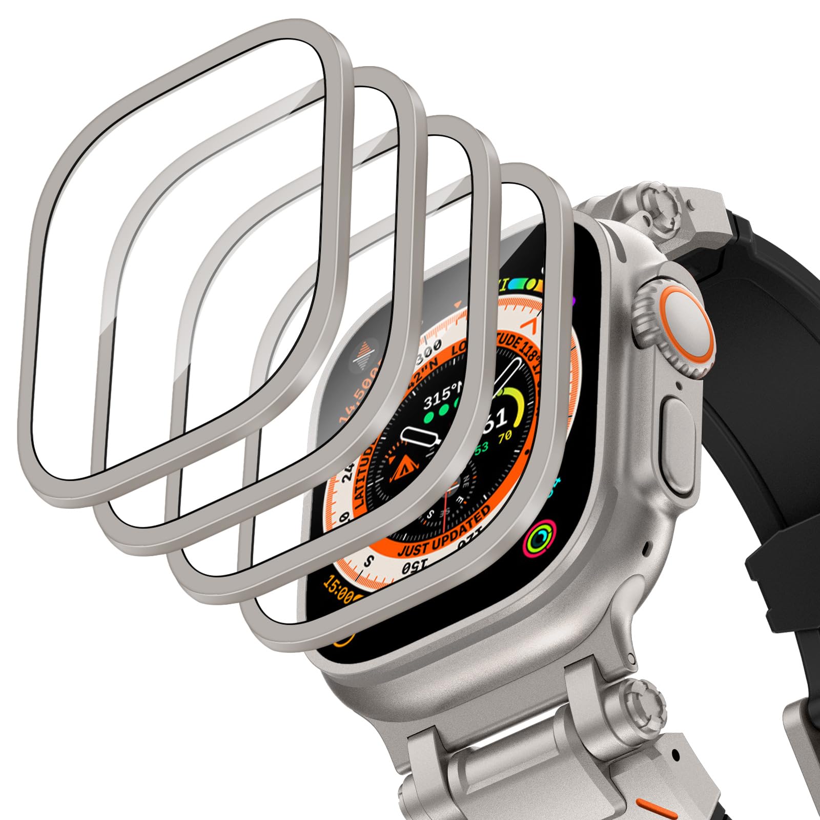 Smartwatch Apple Watches For Women - Alüminyum Alaşımlı Kasa + Temperli Cam