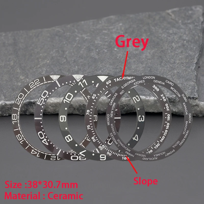 Watches Omega - 38*30.7mm İmitasyon Meteorit Gri Seramik Çerçeve