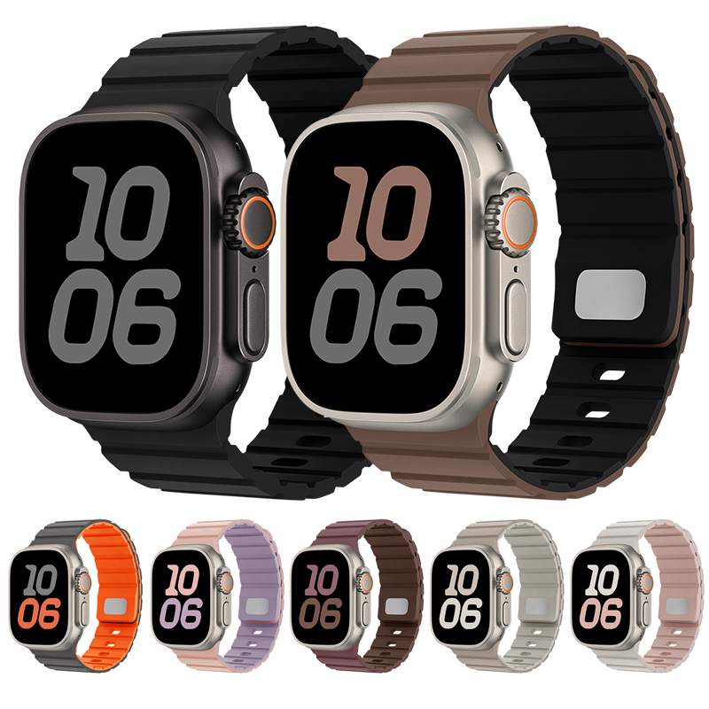 Smartwatch Apple Watches For Men - Apple Watch için Manyetik Silikon Kayış