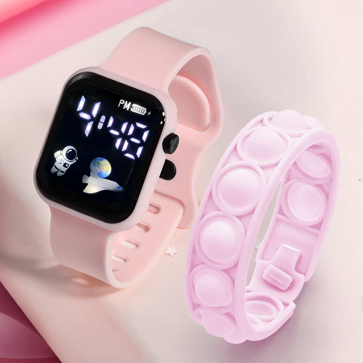 Smartwatch Watches Boys - 2 adet akılı çocuk saati bilezik