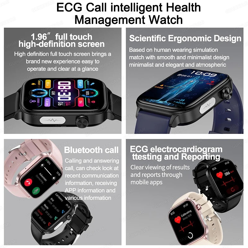 2025 Yeni XIAOM1 EKG+PPG Kan Y - Smartwatch Professional Watches For Men incelemesi ve fiyatı
