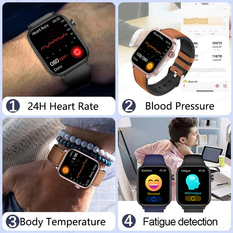 2025 Yeni XIAOM1 EKG+PPG Kan Y - Smartwatch Professional Watches For Men incelemesi ve fiyatı