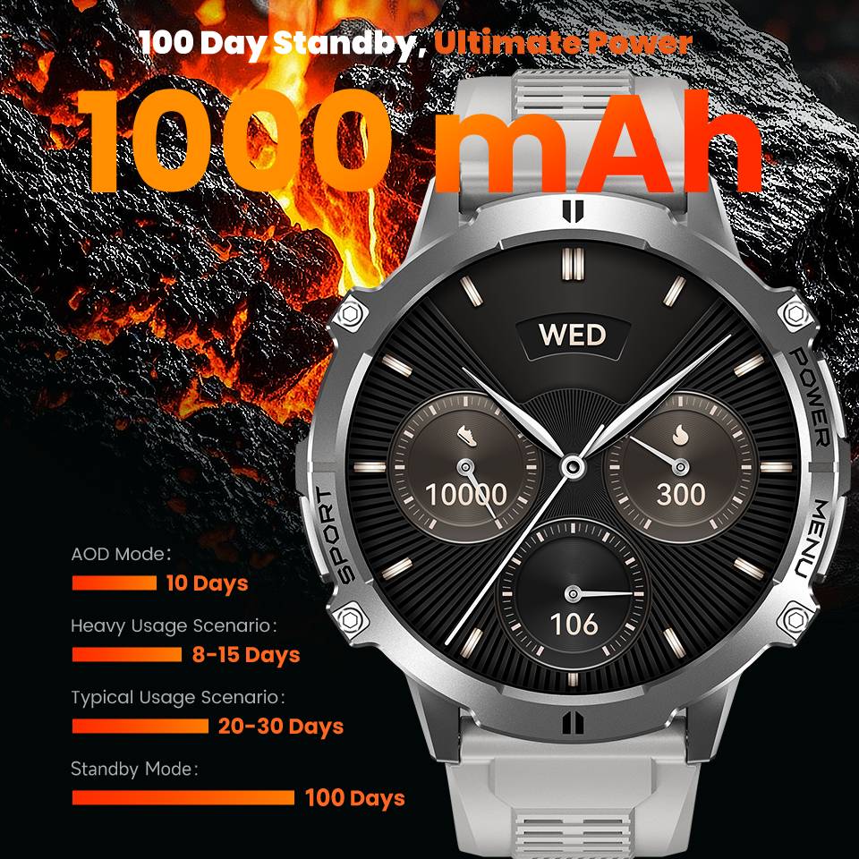 LEADOYS Erkek Akıllı Saati, De - Smartwatch Rugged Watches For Men incelemesi ve fiyatı