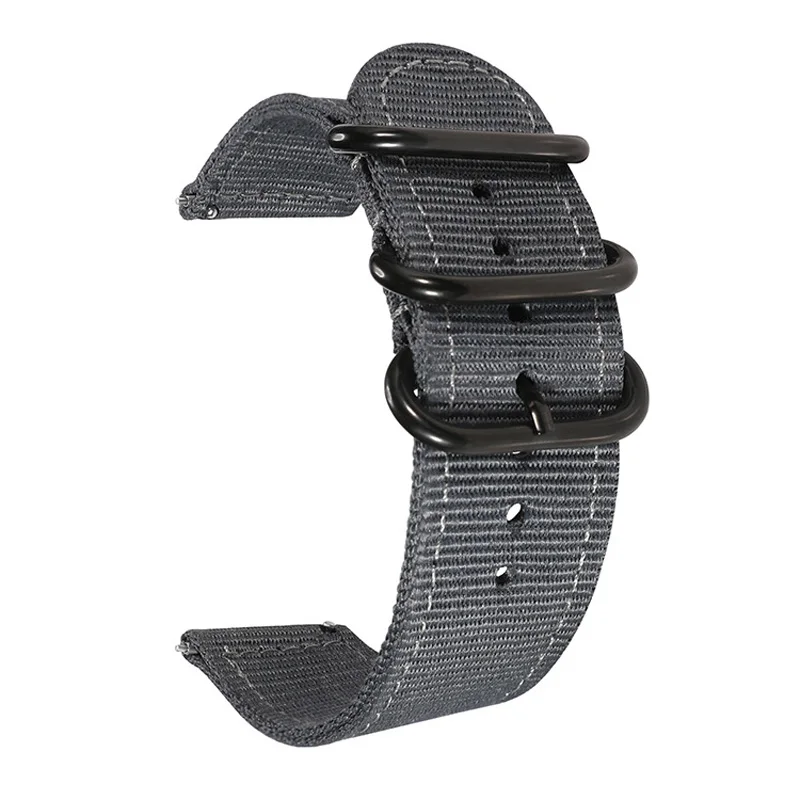 20mm 22mm evrensel naylon saat - Smartwatch Army Watches For Men incelemesi ve fiyatı