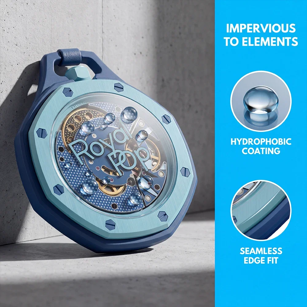 Temperli Cam Swatch X AP Royal - Xwatch Smartwatch incelemesi ve fiyatı