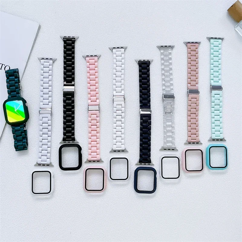 Saat kayışı + Kılıf + cam appl - Smartwatch Apple Watches For Women incelemesi ve fiyatı
