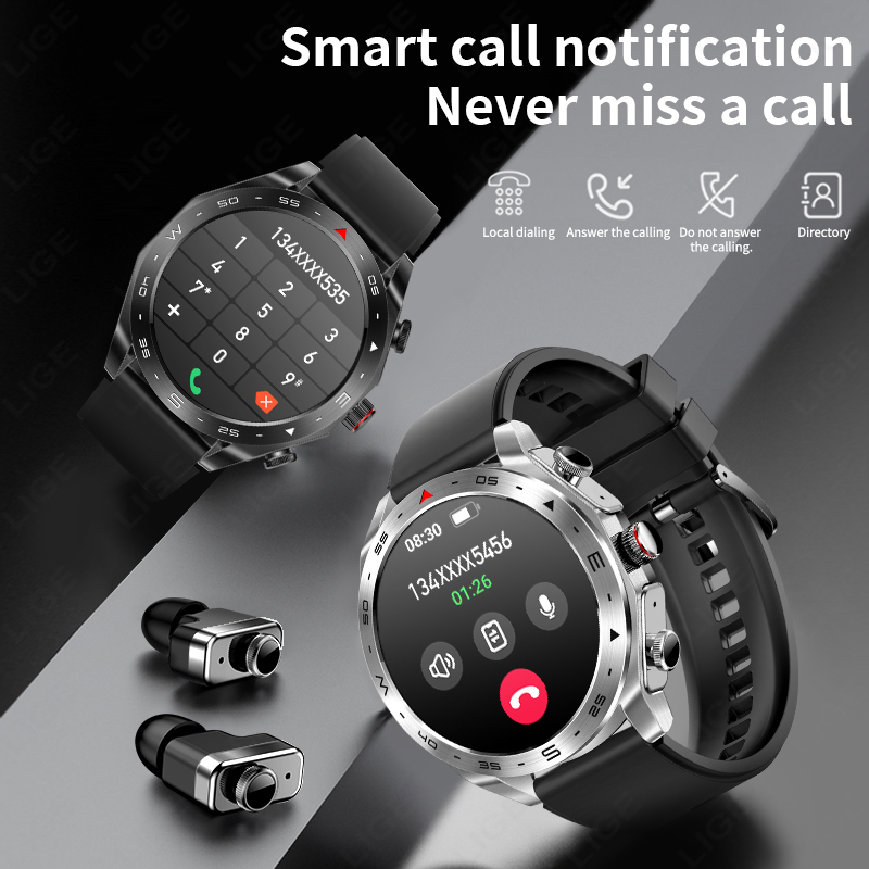 Yeni Akıllı Saat TWS 2'si 1 Ar - Smartwatch Noise Watches For Men incelemesi ve fiyatı