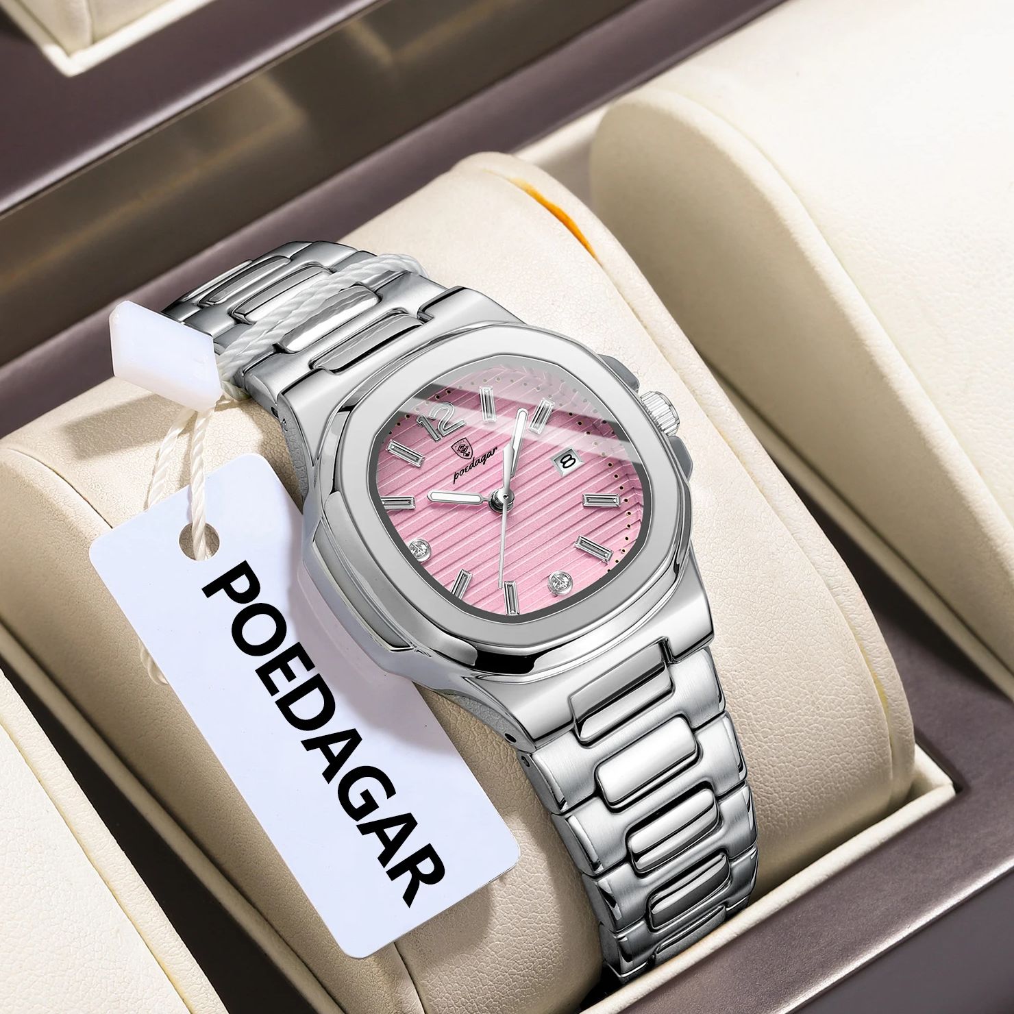 POEDAGAR Kare Moda Kadın Kol S - Waterproof Diving Watch incelemesi ve fiyatı