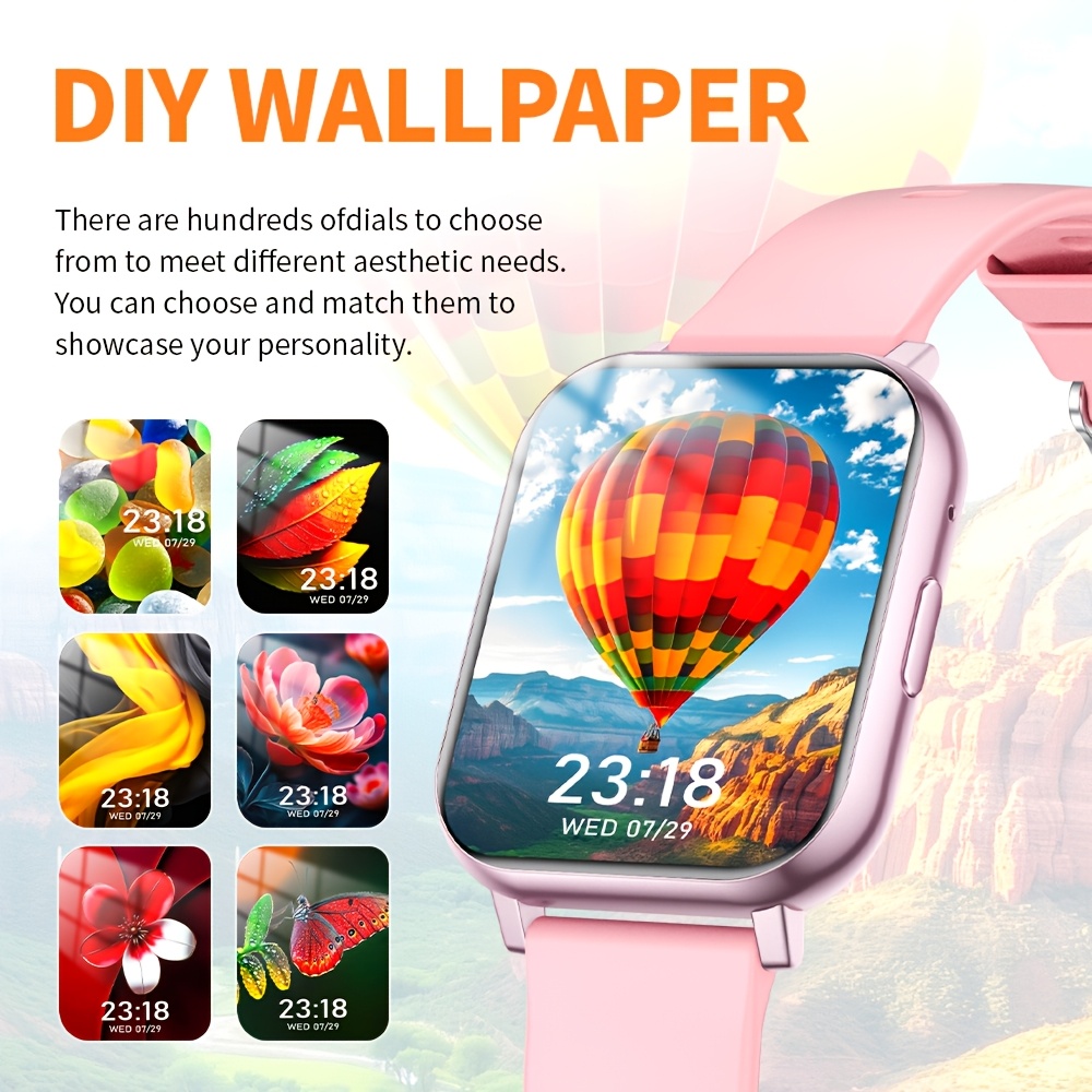 1.83 İnç HD Kare Ekran/Kablosu - Smartwatch Watches Wallpaper incelemesi ve fiyatı