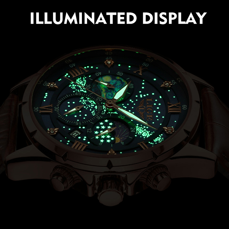 LIGE Yeni 24 Saat Ay Evresi İz - Smartwatch Army Watches For Men incelemesi ve fiyatı