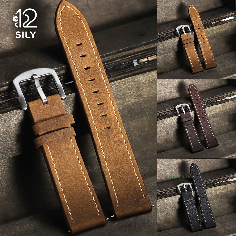 20/22mm Dana Derisi Deri saat  - Smartwatch Vintage Watches For Women incelemesi ve fiyatı