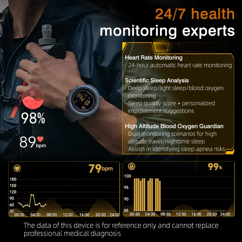 NORTH EDGE NEW MARS 5 Erkek Di - Smartwatch Military Watches For Men incelemesi ve fiyatı
