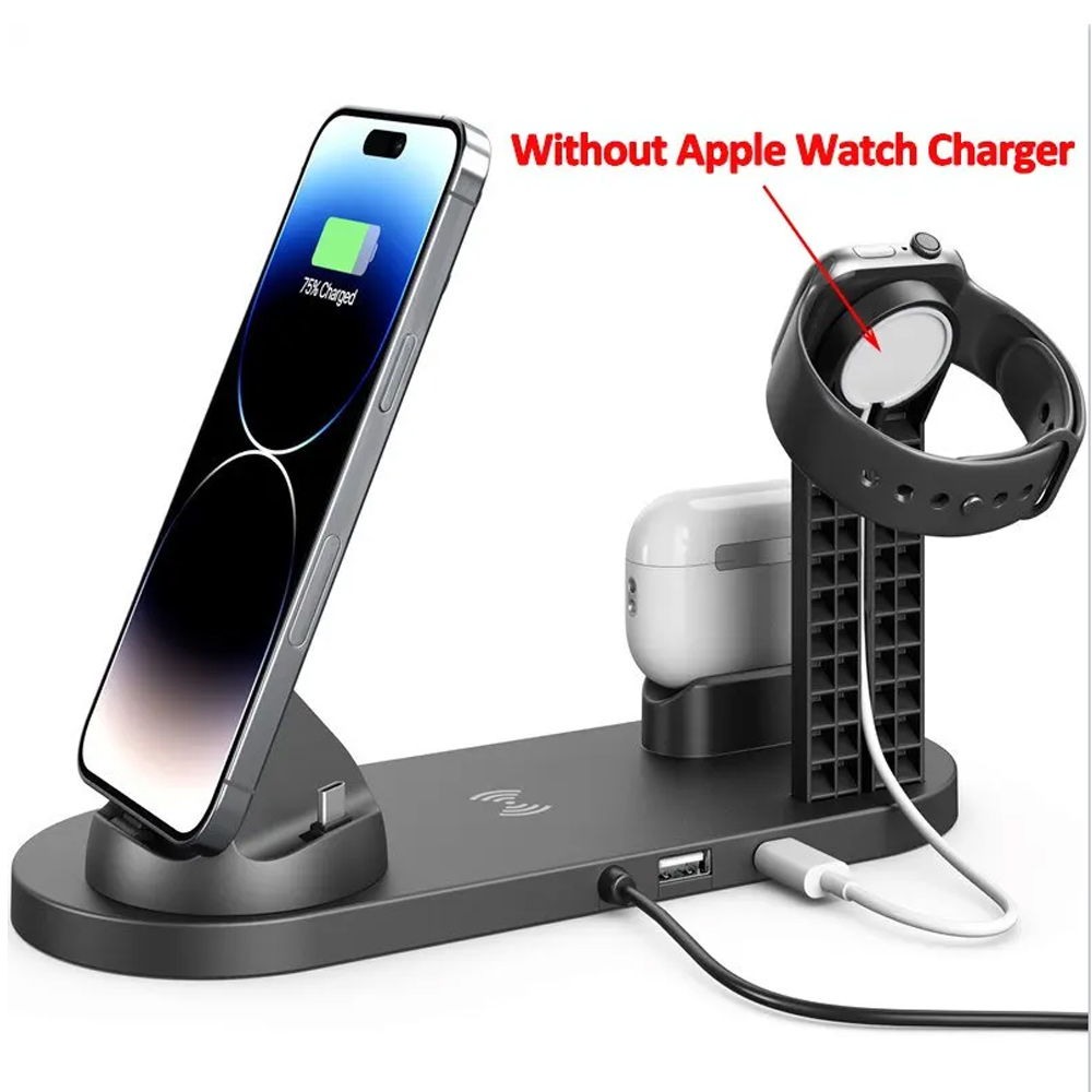 30W 7'si 1 Arada Kablosuz Şarj - Iwatch Smartwatch incelemesi ve fiyatı