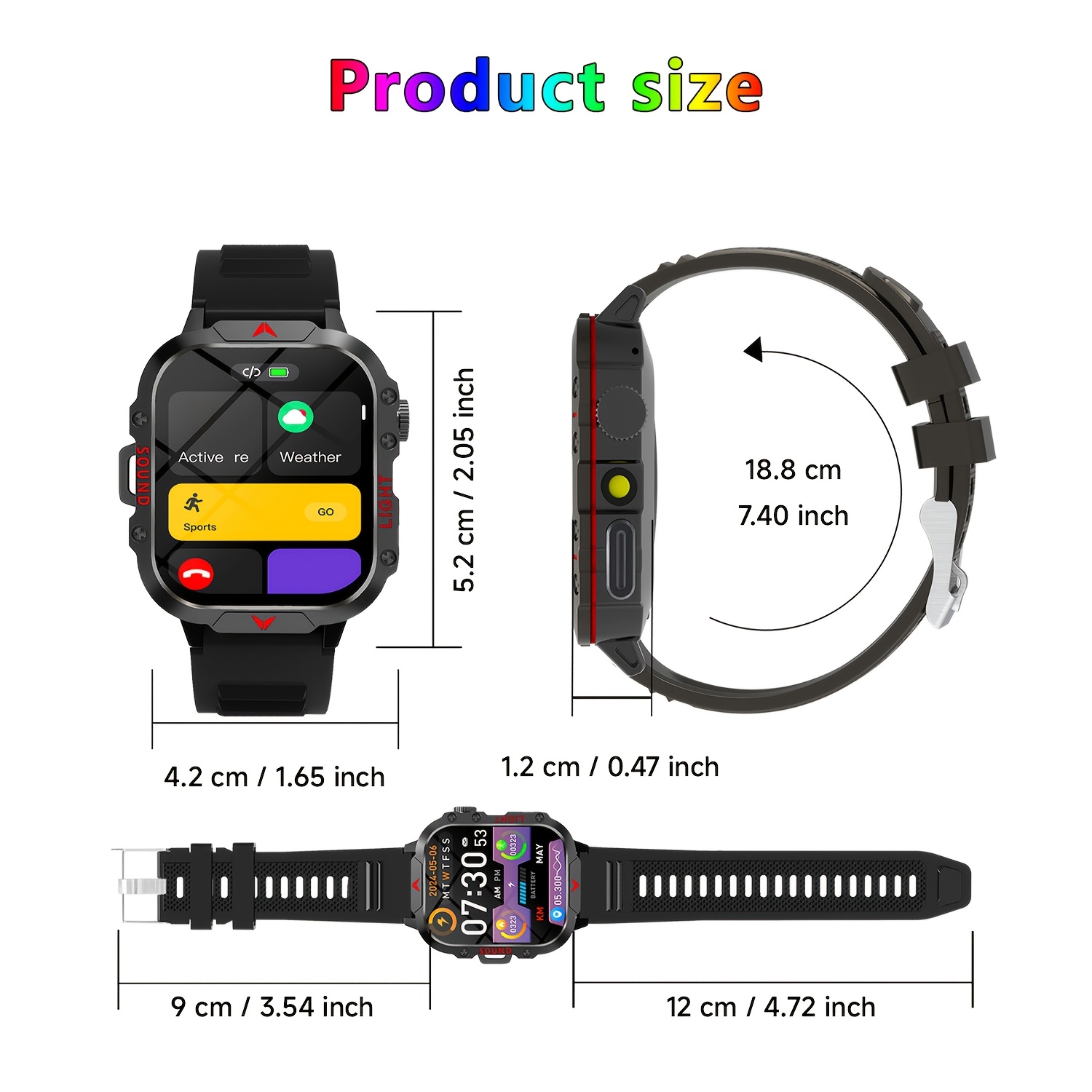 Yeni Akıllı Saat, Parlak El Fe - Smartwatch Watches Wallpaper incelemesi ve fiyatı