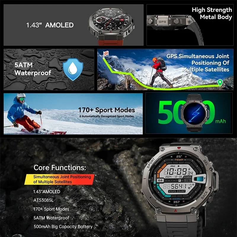 2026 Yeni Askeri DM58 GPS Akıl - Smartwatch Military Watches For Men incelemesi ve fiyatı
