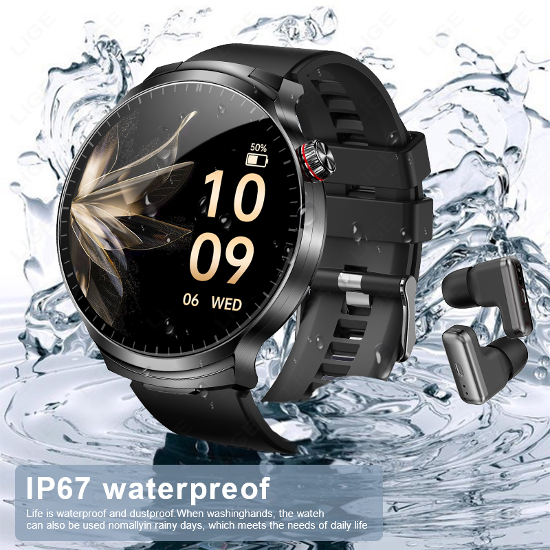 LIGE Yeni TWS 2'si 1 Arada Kul - Smartwatch Noise Watches For Men incelemesi ve fiyatı