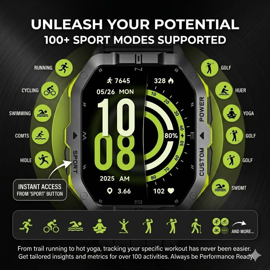 LEADOYS GPS Dayanıklı Akıllı S - Smartwatch Rugged Watches For Men incelemesi ve fiyatı