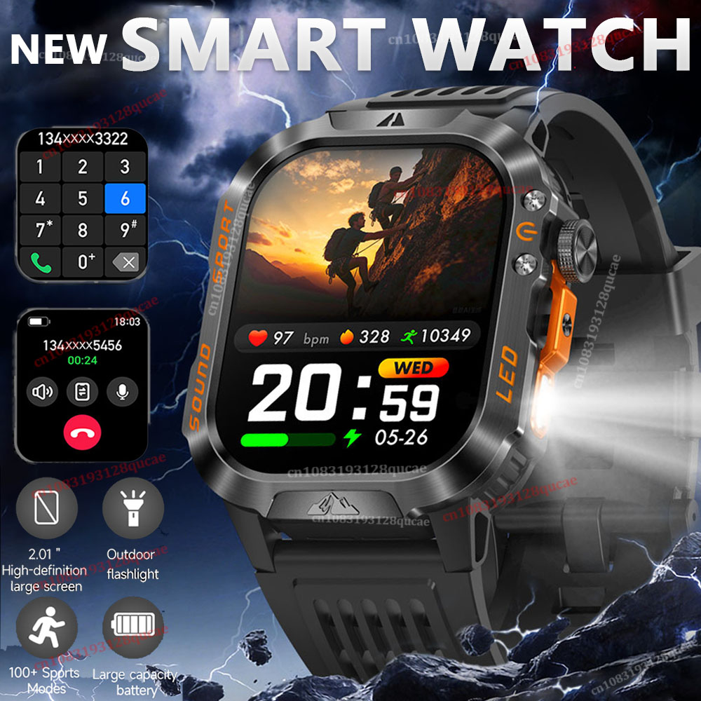 2026 Sağlam Askeri GPS Akıllı  - Smartwatch Rugged Watches For Men incelemesi ve fiyatı