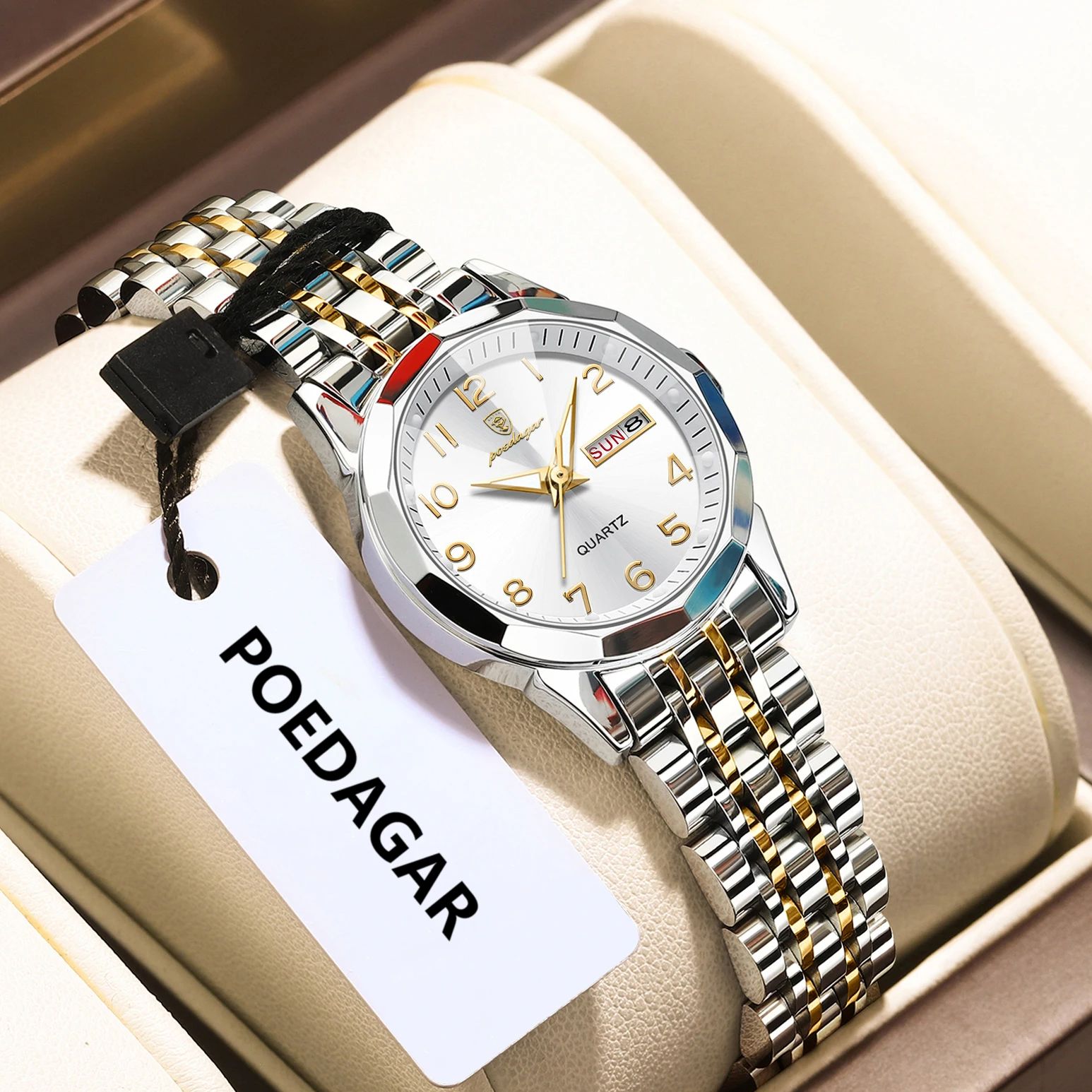 POEDAGAR Zarif Kuvars Bayanlar - Waterproof Diving Watch incelemesi ve fiyatı