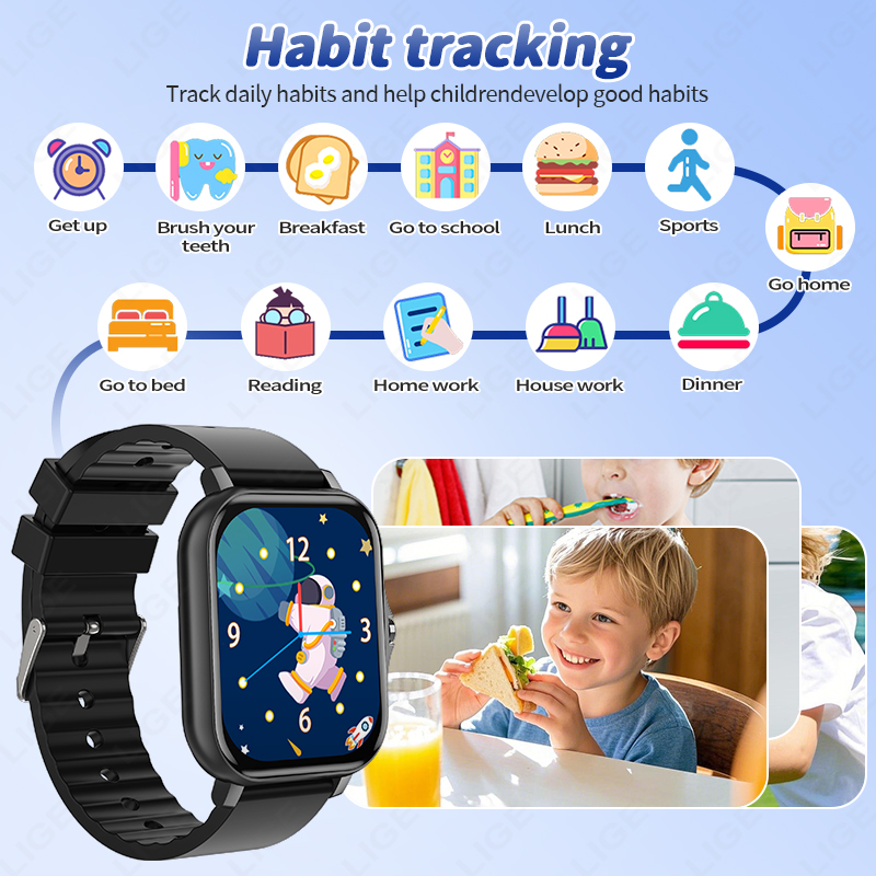 LIGE 2025 Sesli Kitap Çocuk Sm - Smartwatch Digital Watches For Kid Girl incelemesi ve fiyatı