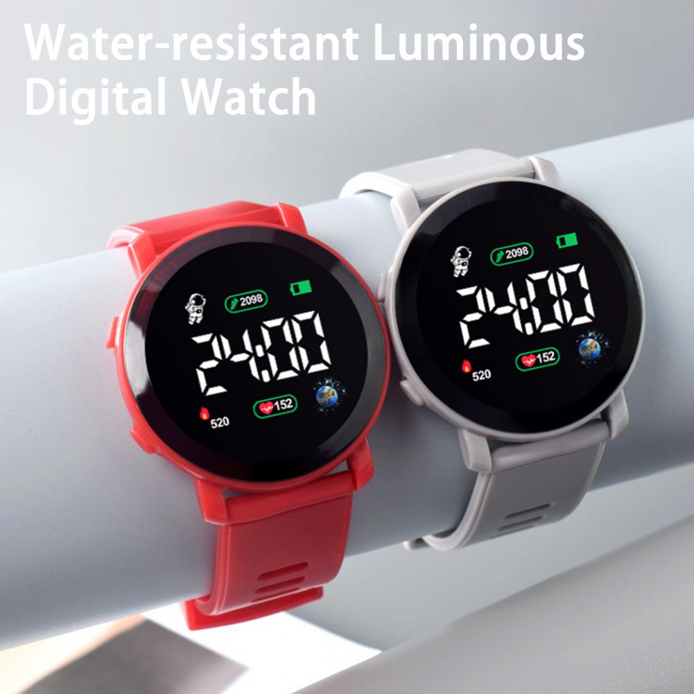 Çocuklar LED dijital saat su g - Smartwatch Digital Watches For Kid Girl incelemesi ve fiyatı