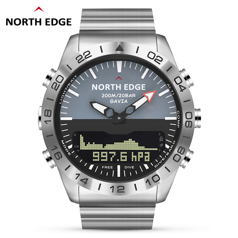 NORTH EDGE Erkek Dalış Saati A - Smartwatch Army Watches For Men incelemesi ve fiyatı