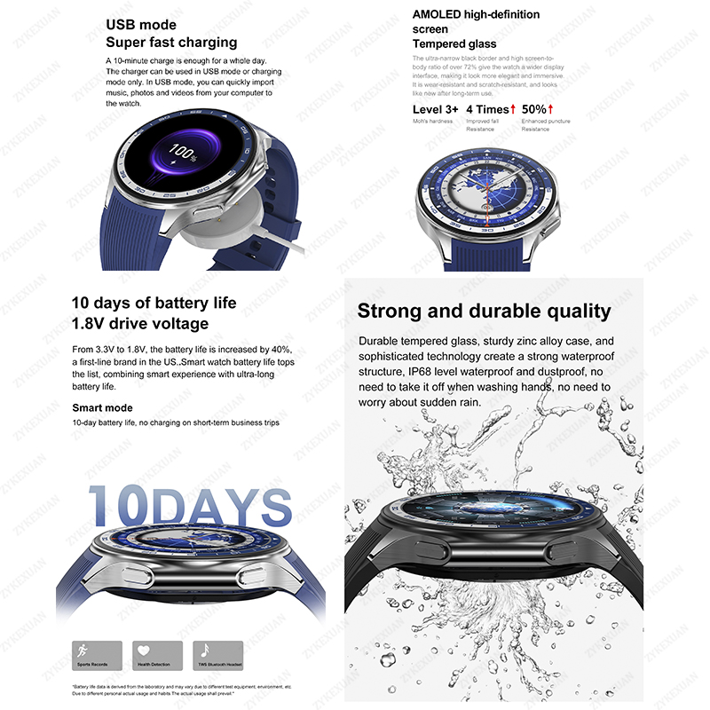 2025 Yeni OPPO İzle X High-End - Timex Watches Smartwatch incelemesi ve fiyatı