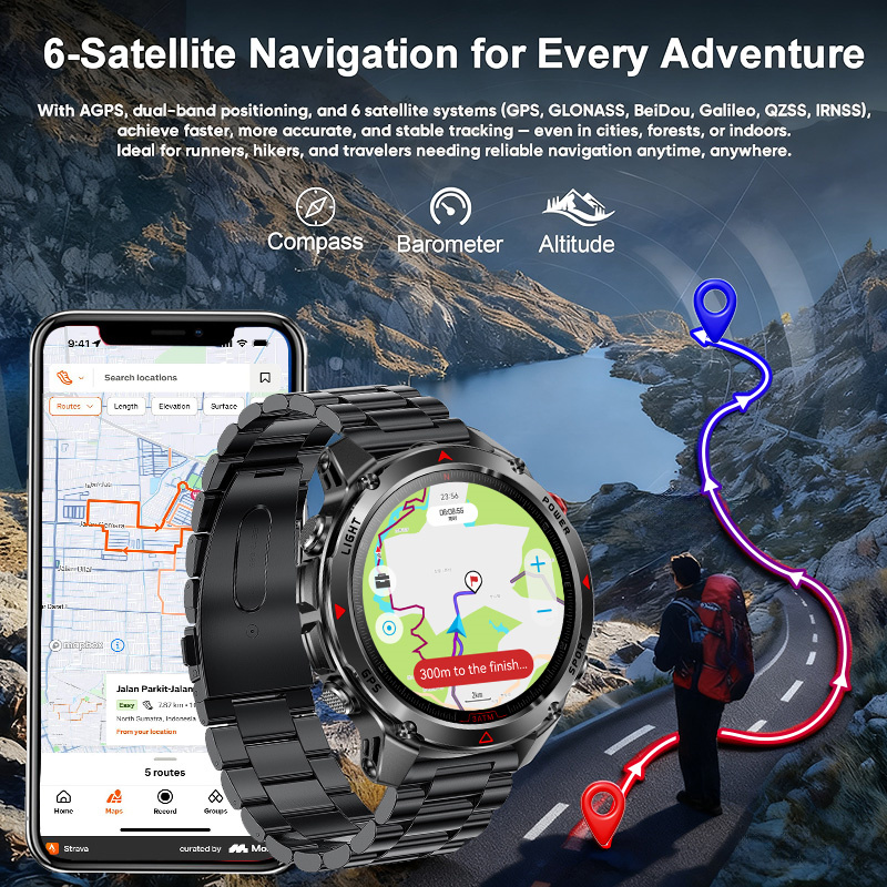 T-Rex 3 Pro Askeri Sınıf AGPS  - Smartwatch Military Watches For Men incelemesi ve fiyatı