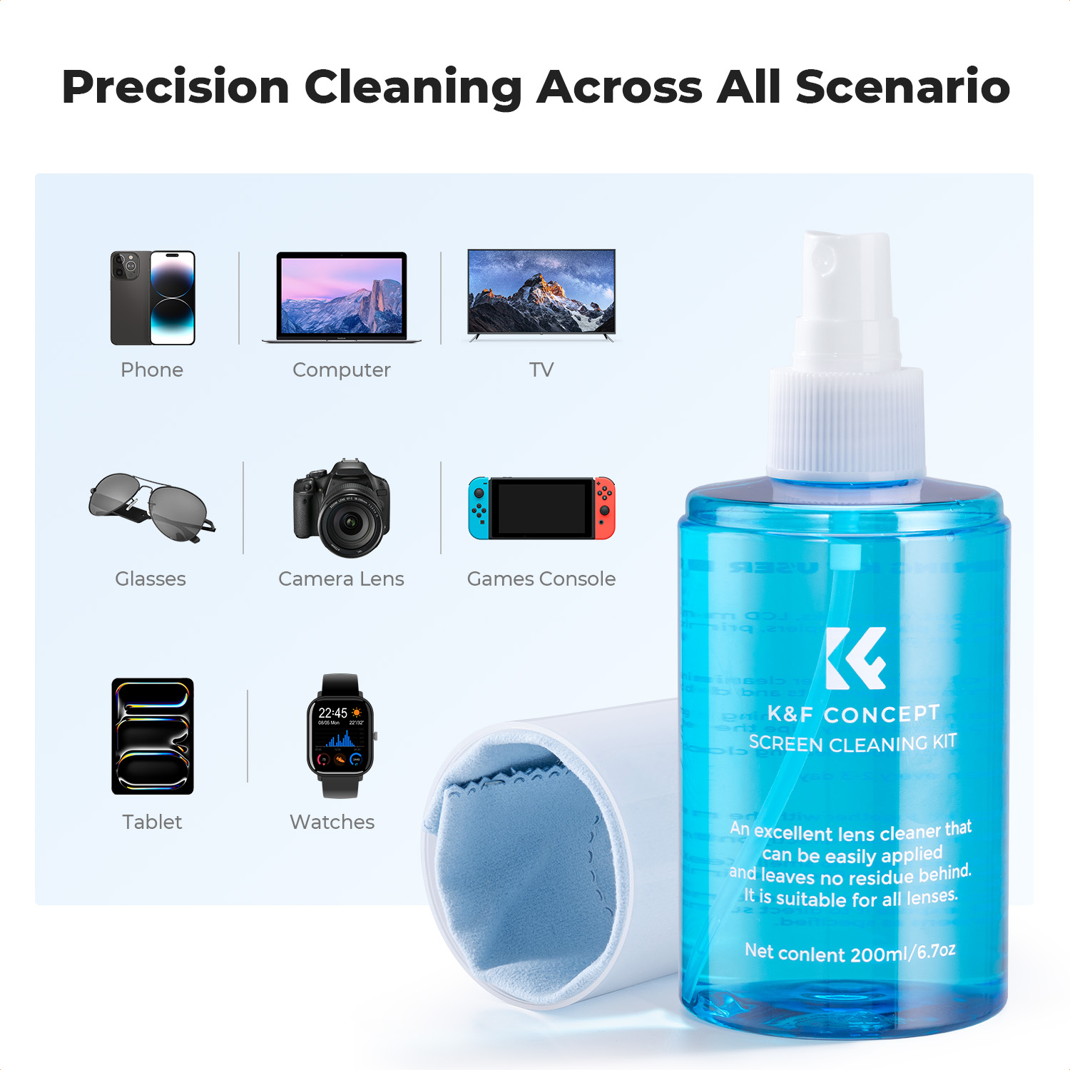 K&F CONCEPT 200ML Ekran Temizl - Watch Polishing Cloth incelemesi ve fiyatı
