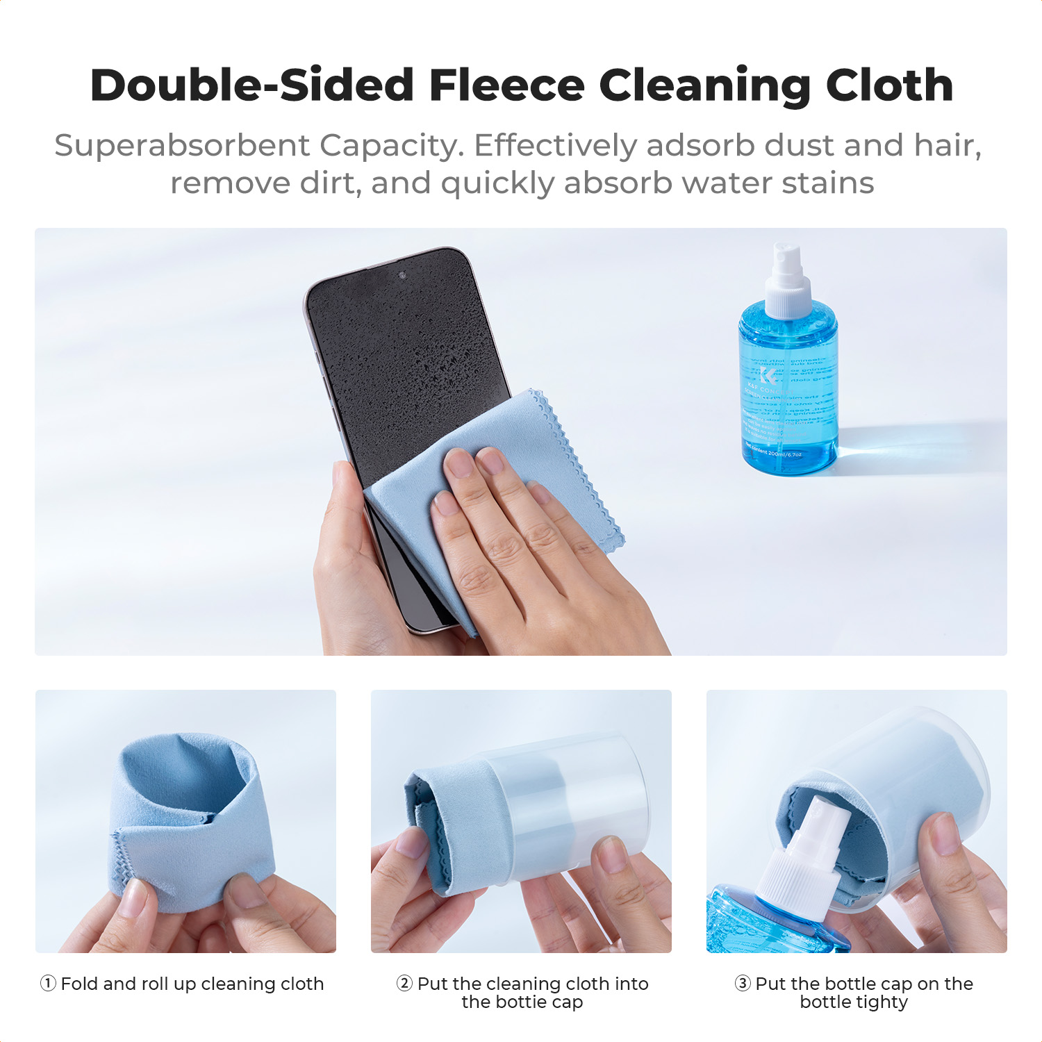 K&F CONCEPT 200ML Ekran Temizl - Watch Polishing Cloth incelemesi ve fiyatı