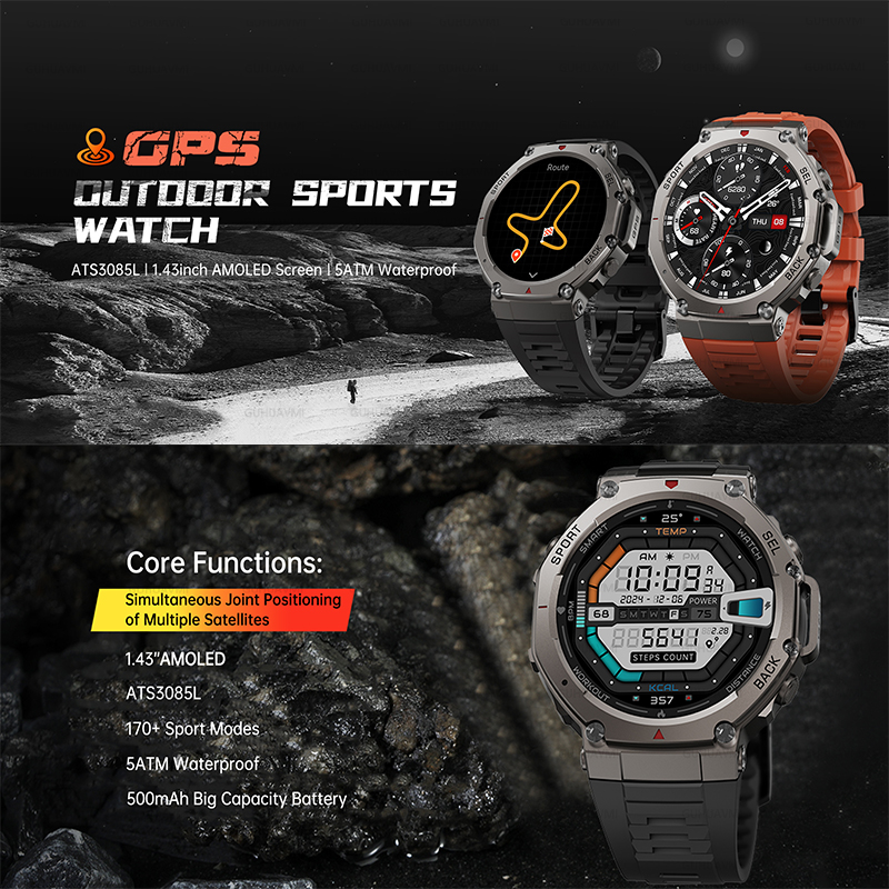2026 Popüler Yeni Askeri GPS E - Smartwatch Military Watches For Men incelemesi ve fiyatı