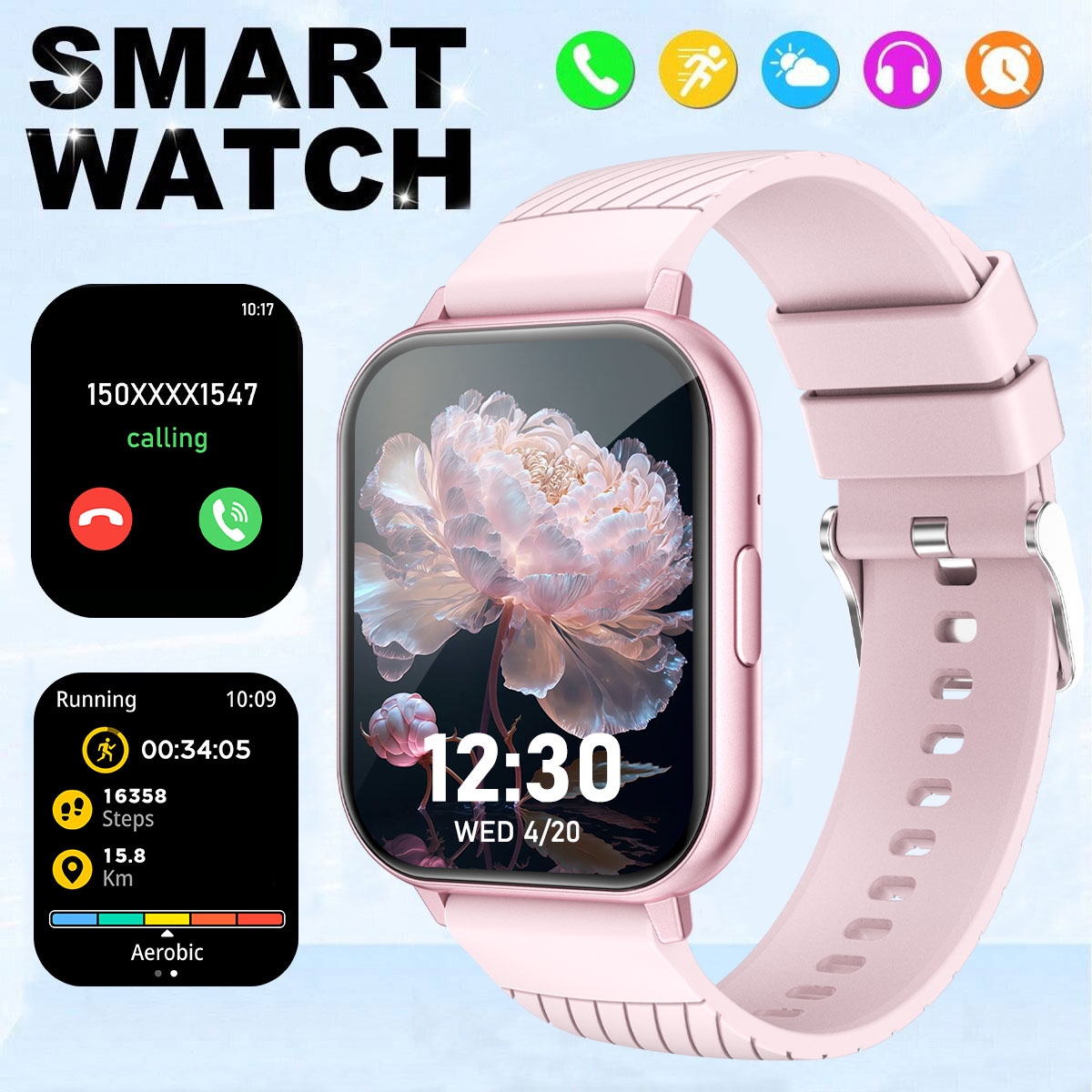 Çok İşlevli Akıllı Saat 1.83 i - Smartwatch Watches Wallpaper incelemesi ve fiyatı