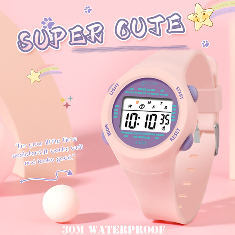Çocuk elektronik saat kız pemb - Smartwatch Digital Watches For Kid Girl incelemesi ve fiyatı