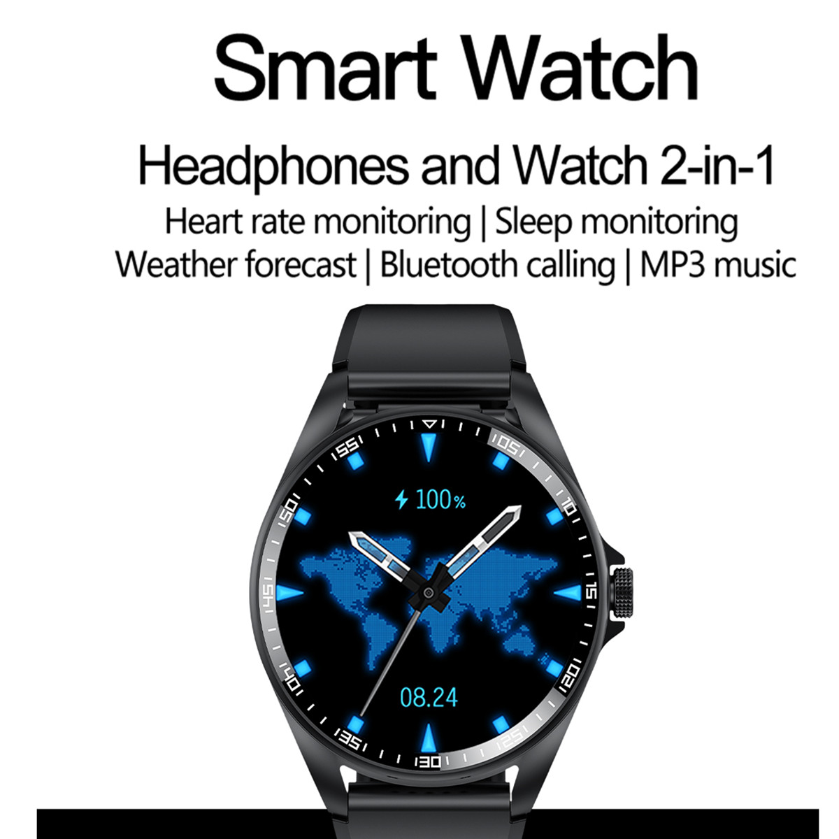 Akıllı saat 2'si 1 arada Kulak - Smartwatch Watches Wallpaper incelemesi ve fiyatı