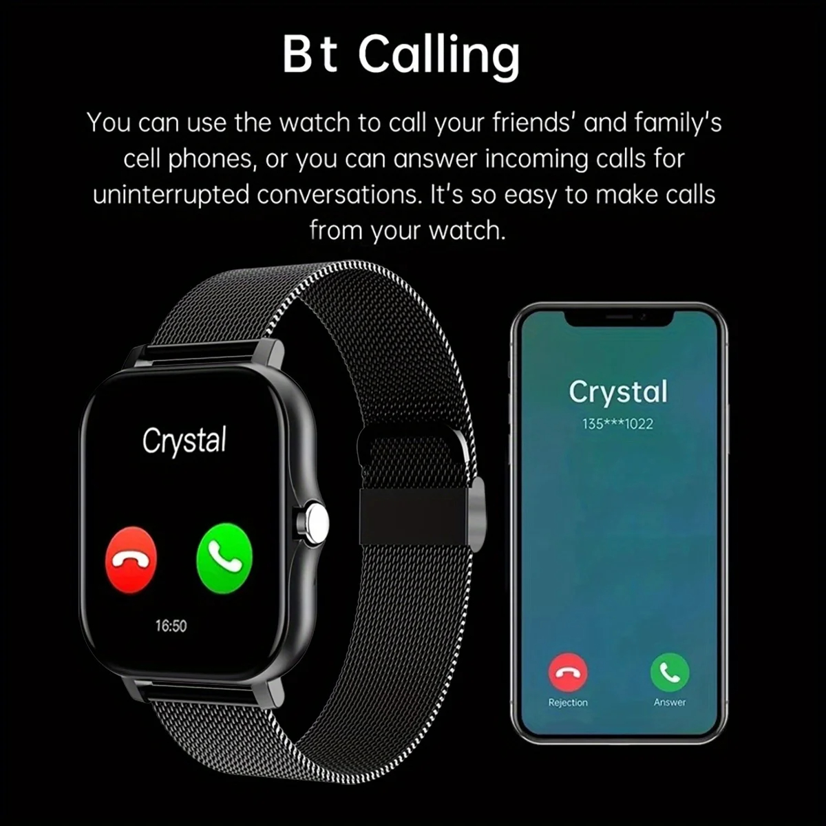 Akıllı saat Android IOS için s - Smartwatch Professional Watches For Men incelemesi ve fiyatı