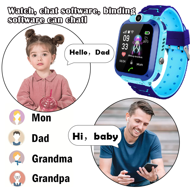 Q12B Çocuklar için Akıllı Saat - Smartwatch Watches Gift For Boys With Gps incelemesi ve fiyatı