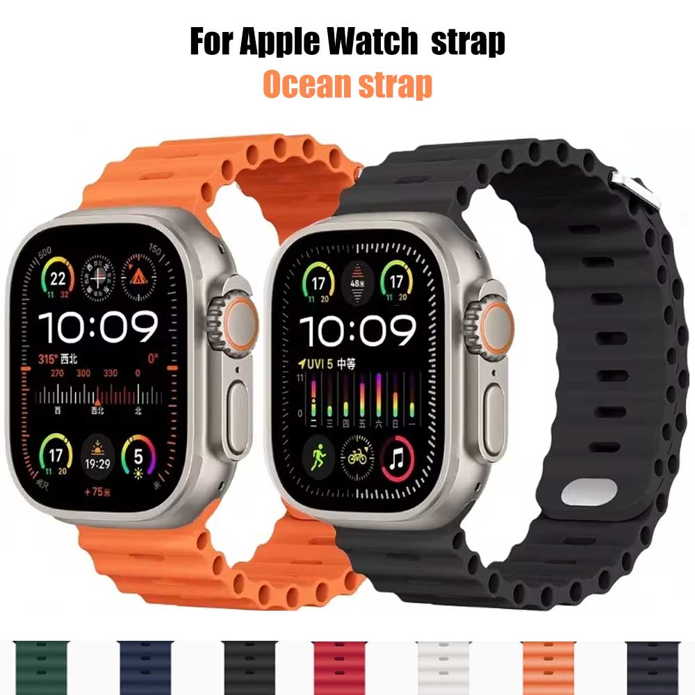Silikon Okyanus kayışı Apple w - Smartwatch Apple Watches For Men incelemesi ve fiyatı